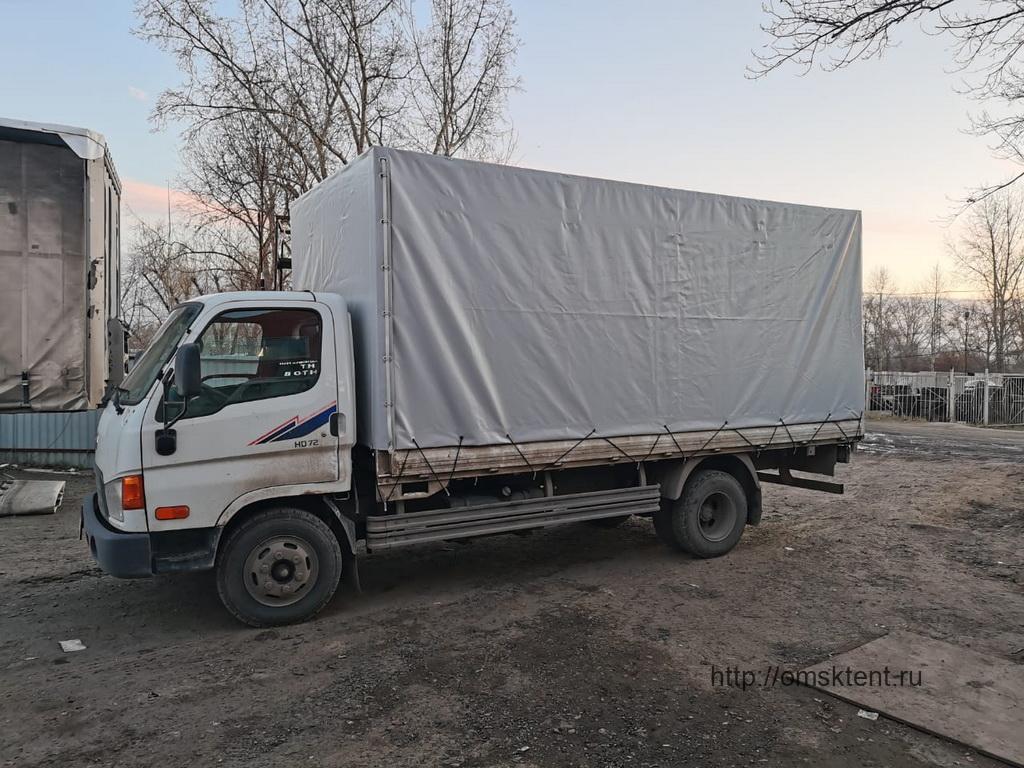Тент на грузовик Hyundai HD72 в Омске